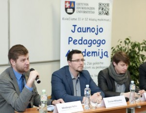 Diskusijos dalyviai: M. Nefas, Ž. Miliauskas, D. Kriukas, S. Ignatavičius | organizatorių nuotr.