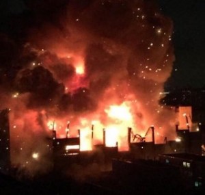 Maskovoje  kilo didžiausias gaisras per 25-erius metus | twitter.com nuotr.
