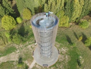Naujas apžvalgos bokštas Tytuvėnų regioniniame parke | VSTT nuotr.
