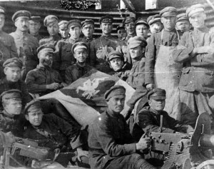 Baltarusių (gudų) batalionas Daugpilio fronte. 1919 m. rugpjūtis. Autorius nežinomas | LCVA nuotr.