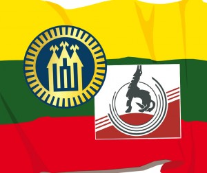 Tautininkų sąjungos ir „Jaunosios Lietuvos“ emblemos