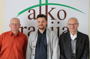 Audrys Antanaitis, Paulius Baltokas ir Juozas Zykus | A. Sartanavičiaus nuotr.