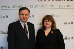 Tomas Baranauskas ir Ramunė Šmigelskytė-Stukienė | Alkas.lt nuotr.