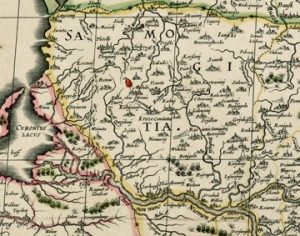 Žemaitija 1613 m. LDK žemėlapyje