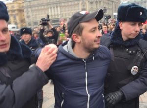 Rusijoje vėl vyko protesto akcijos | twitter.com/varlamov nuotr.