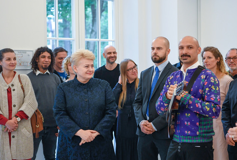 Prezidentė paskelbia iniciatyvos „Rinkis Lietuvą“ startą | lrp.lt, R. Dačkaus nuotr.