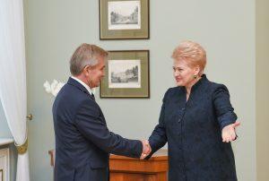 Viktoras Pranckietis ir Dalia Grybauskaitė | lrp.lt, R. Dačkaus nuotr.