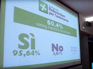 Italijos regionai Lombardija ir Venetas referendumuose pasisakė už didesnę autonomiją | Youtube.com nuotr.