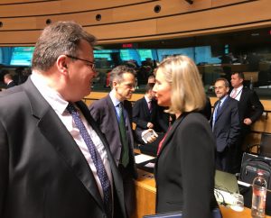 L. Linkevičius ES užsienio ministrų pasitarime Liuksemburge | urm.lt nuotr.