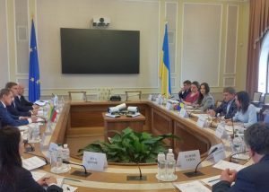 Energetikos ministras Žygimantas Vaičiūnas lankėsi Kijeve | enmin.lt nuotr.