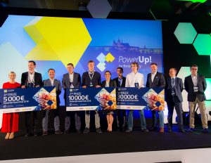Lietuvių startuolis „WellParko“ laimėjo antrąją vietą Prahoje vykusiame Europos tvariosios energetikos konkurse „PowerUp!” | y-news.lt nuotr.
