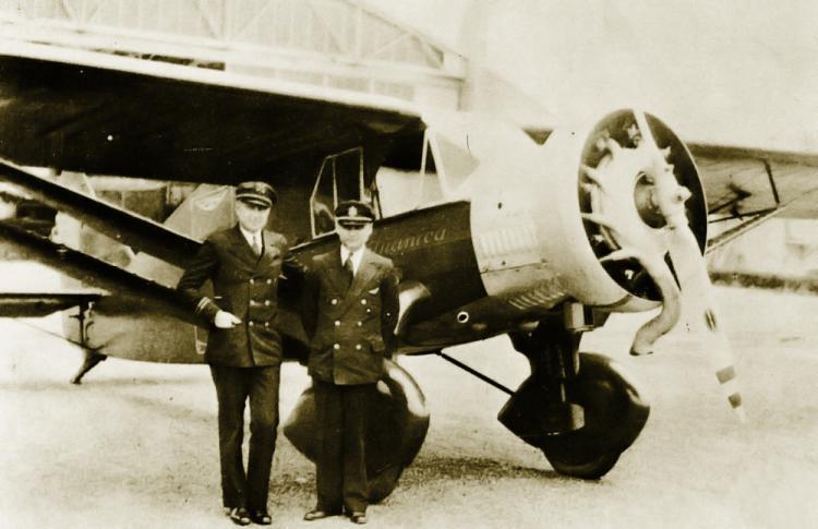S. Dariaus ir S. Girėno atsisveikinimas Čikagoje 1933.05.07 | „Lituanica skrydis“ albumas, plienosparnai.lt nuotr.
