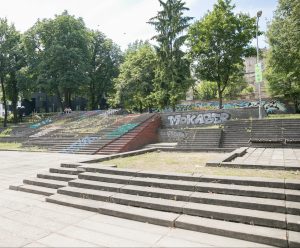 Betoniniai laiptai Reformatu sode, Vilniuje | Vilniaus m. savivaldybes-nuotr.