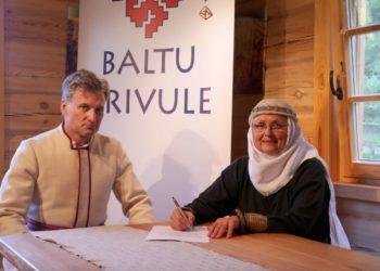 Dievturių Sandraugos Dižvadonis Andrejs Broks | Alkas.lt, J. Vaiškūno nuotr.