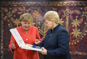 Vokietijos kanclerė Angela Merkel ir Lietuvos prezidentė Dalia Grybauskaitė | lrp.lt nuotr.