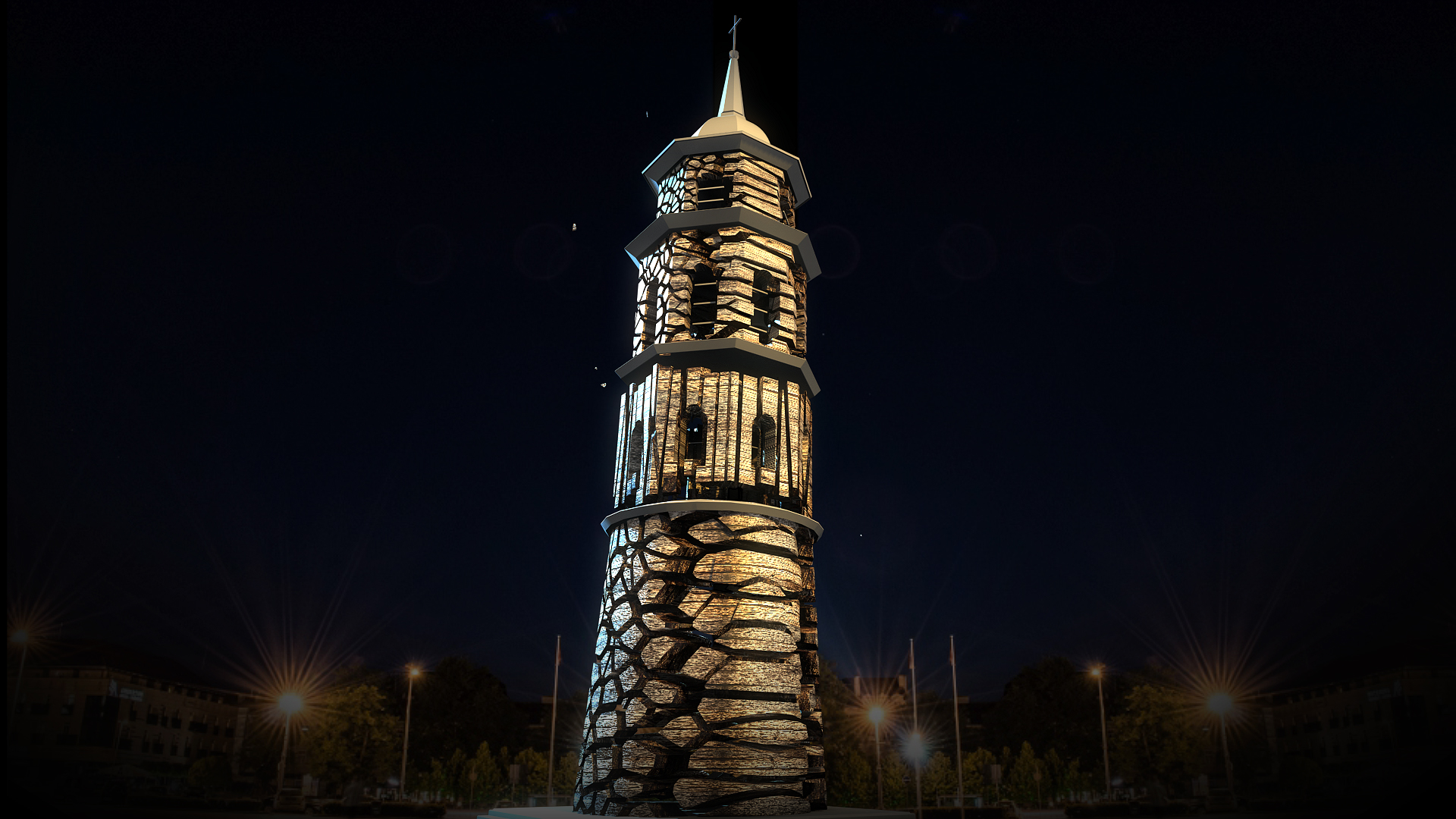  Vilnius kuria Naujųjų tradiciją – laukia įspūdingas 3D ant Katedros varpinės | vrt@vilnius.lt nuotr.