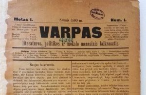 Varpas 1889 Nr1.