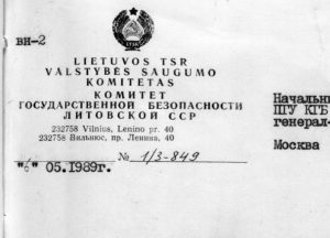 KGB dokumentai | Alkas.lt nuotr.
