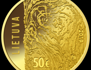 Aukso moneta įamžina Lietuvos laisvės kovas | Lietuvos banko nuotr.