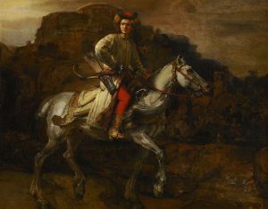  „Lietuvos raitelis“ („Cosaque à cheval“) – garsusis Rembranto šedevras, nutapytas 1655 m. | Vikipedijos nuotr.