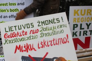 Lietuvoje vykdoma miškų reforma yra neteisėta | „Už Lietuvos miškus“ nuotr.