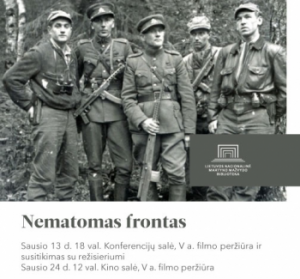 „Nematomas frontas“ | Lietuvos nacionalinės Martyno Mažvydo bibliotekos nuotr.