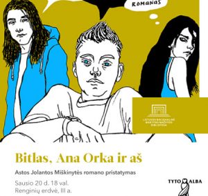 Vyks romano „Bitlas, Ana Orka ir aš“ pristatymas | lnb.lt nuotr.