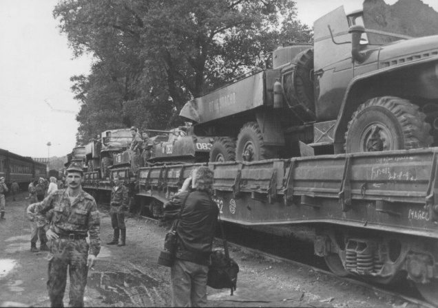 Sovietų kariuomenės išvedimas 1993 m. rugpjūčio mėn. | kam.lt nuotr.