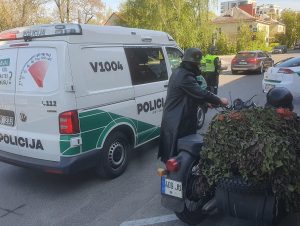 Motociklininkų akcija Vilniuje | Organizatorių nuotr.