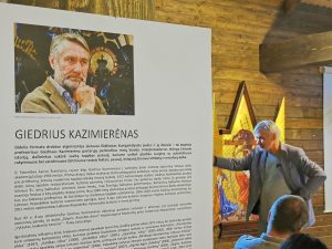 Giedriaus Kazimierėno tapybos pristatymas Dubingių karčemoje | L. Leškevičiūtės nuotr.