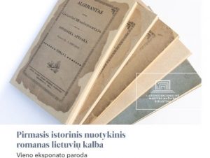 Pirmasis istorinis nuotykių romanas lietuvių kalba | lnb.lt nuotr.