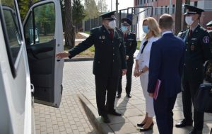 Ministrės apsilankymas Užsieniečių registracijos centre | vrm.lt nuotr.