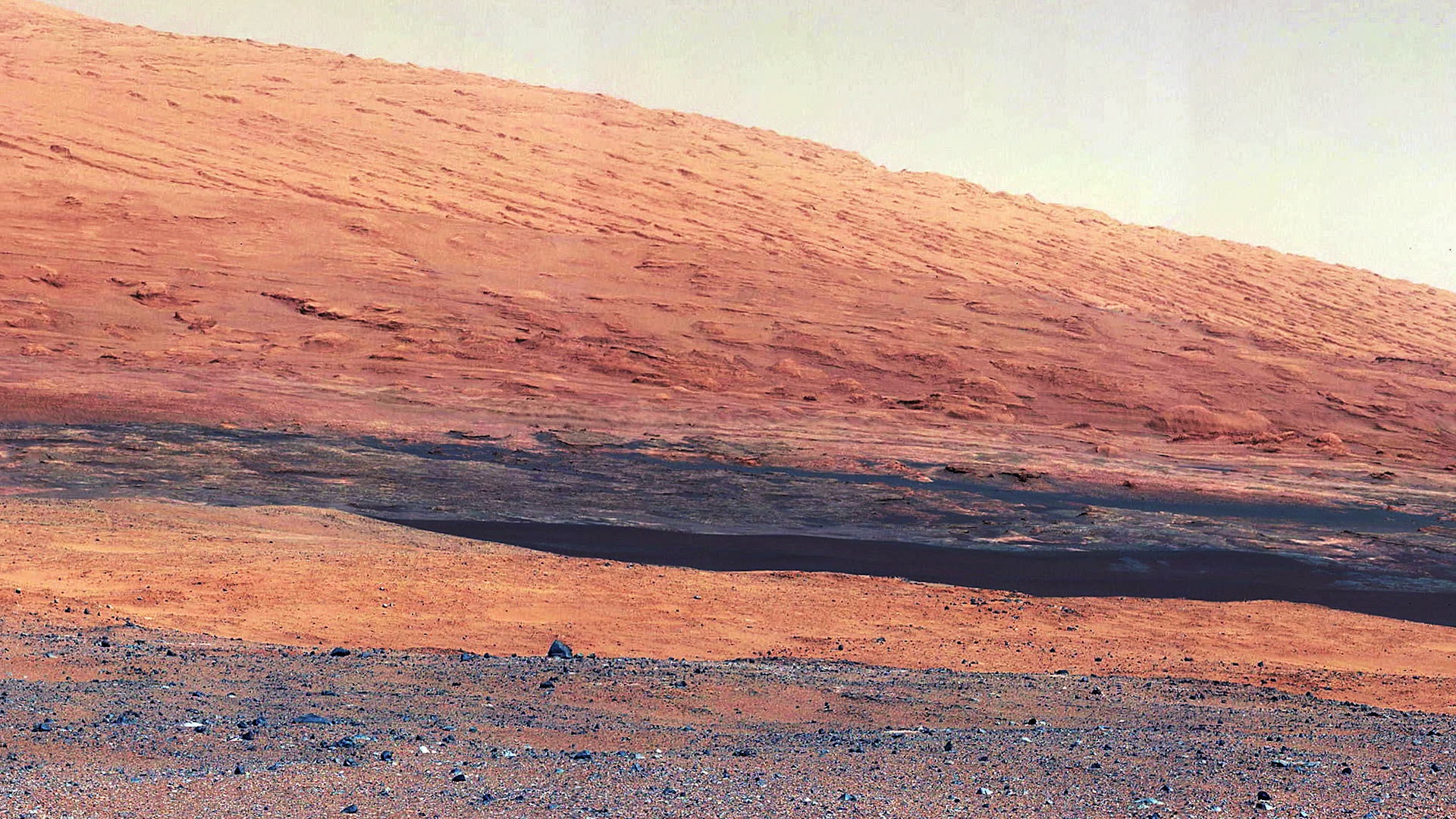 Поверхность Марса Кьюриосити
