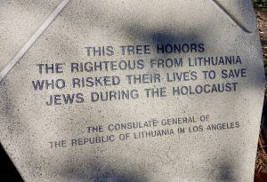 Los Andžele pagerbti žydus gelbėję lietuviai | urm.lt nuotr.