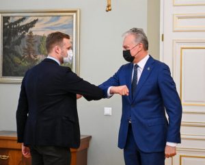 G. Landsbergis ir G. Nausėda | prezidentas.lt nuotr.