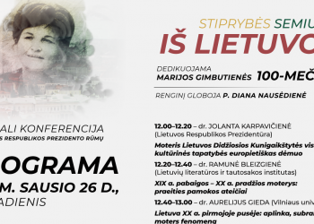 Prezidentūroje vyks M. Gimbutienės šimtmečiui skirta konferencija „Stiprybės semiuosi iš Lietuvos“