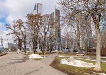 Vilniaus centre bus atgaivintas Jono Jablonskio skveras