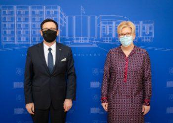 Ministrė Pirmininkė susitiko su „PKN Orlen“ vadovais