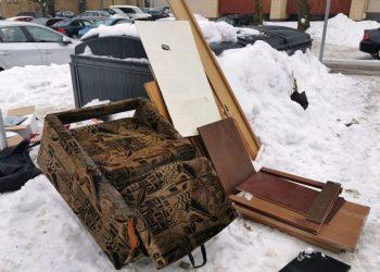 Nors paslauga nemokama, Vilniuje neteisėtai išmetama 100-ai tonų stambių atliekų