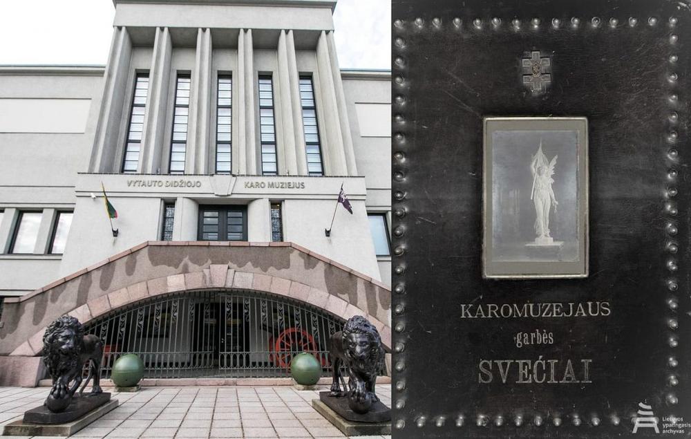 Vytauto Didžiojo karo muziejaus garbės svečių knyga | R. Tenys, Lietuvos ypatingojo archyvo nuotr.