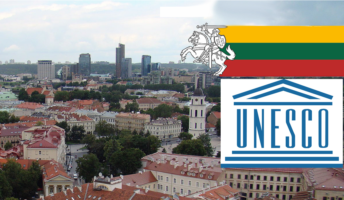 Vilniaus senamiestis įrašytas į UNESCO | Alkas.lt koliažas