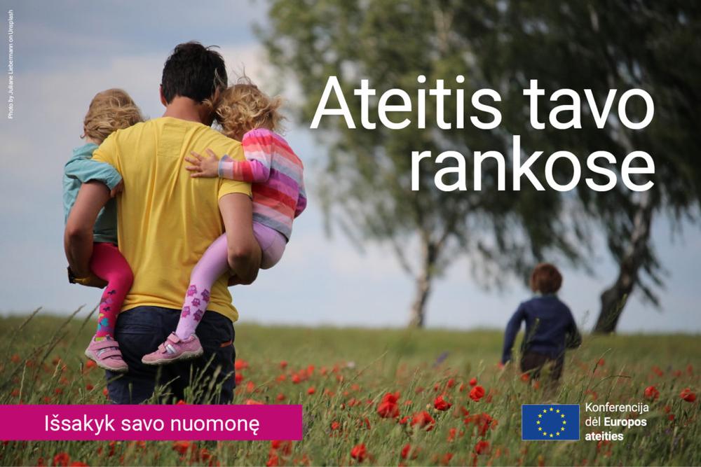 Konferencija dėl Europos ateities: pradeda veikti daugiakalbė skaitmeninė platforma