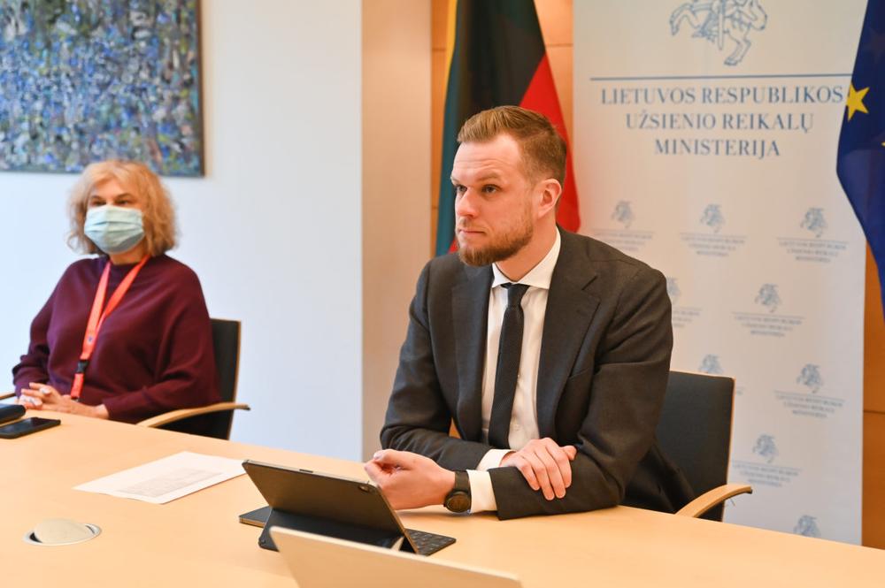 Užsienio reikalų ministras Gabrielius Landsbergis | URM nuotr.