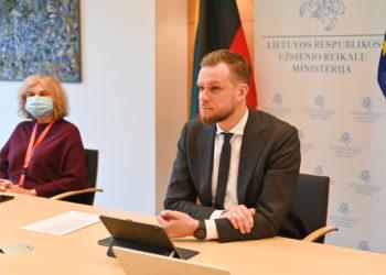 Užsienio reikalų ministras Gabrielius Landsbergis | URM nuotr.