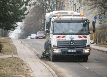 Gatvių valymą galima stebėti ir žemėlapyje