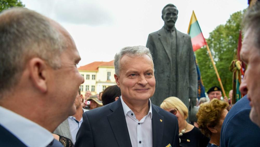 2019 rugpjūčio 10 d. Užulėnyje atidengus Prezidento A. Smetonos paminklą | lrp.lt, R. Dačkaus nuotr.