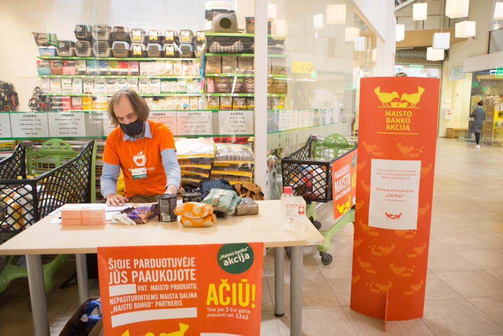 „Maisto bankui“ gyventojai išlaidų negailėjo