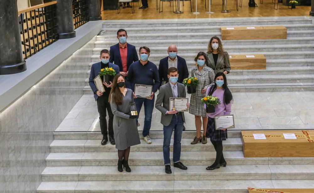 Apdovanoti ES investicijų temą nagrinėjantys žurnalistai (nuotraukos)