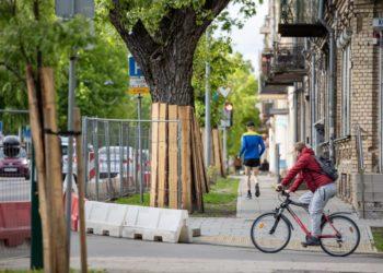 Vilniaus Naujamiestyje – nauji dviračių takai