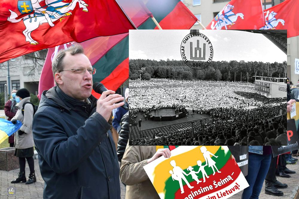 Birželio 3 – prie Seimo mitingas Sąjūdžio vertybėms apginti